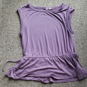 Gap Knit Peplum Tie Top, Sz L